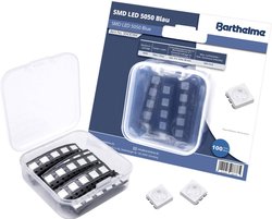 Barthelme  Zestaw diod SMD LED  5050 niebieski 600 mcd 120 ° 60 mA 3 V 100 szt. towar pakowany luzem