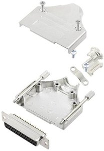 Zestaw listew żeńskich D-Sub TRU COMPONENTS TCMHDM25DMSK 7709744, rzędy: 2, styki: 25, 180 °, 1 szt.