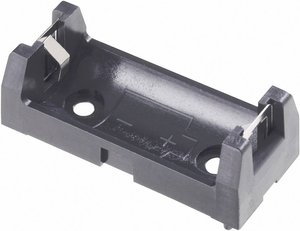 Gniazdo baterii 2/3 AA z wyprowadzeniem pinowym Komora baterii model L, na baterię 2/3 AA