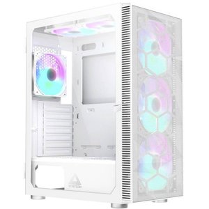Montech X3 Mesh Midi Tower, RGB, szkło hartowane - biały Obudowa gamingowa Midi Tower MONTECH X3 Mesh, biały