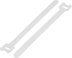 Opaska kablowa na rzepy TRU COMPONENTS TC-MGT-240WE203 1593240, (D x S) 240 mm x 16 mm, 1 szt.