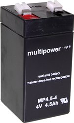 Akumulator ołowiowy multipower MP4,5-4 A960445 , AGM, 4 V, 4.5 Ah