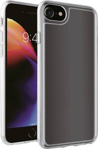 Vivanco Safe Steady Futerał backcase Apple iPhone 7, iPhone 8, iPhone SE (2. Generation), iPhone SE (3. Generation) przeźroczysty Ładowarka indukcyjna, Bryzgoszczelny, Pyłoszczelna, Odporny na wstrząsy, Wodoodporny