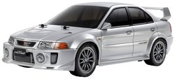 Model samochodu RC Tamiya 1:10 RC Mitsubishi Lancer Evo V TT-02, 1:10