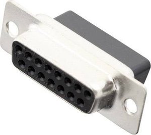 Listwa żeńska D-Sub 180 ° Ilość styków: 15 zaciskane MH Connectors MHDBC15-SS 1 szt.
