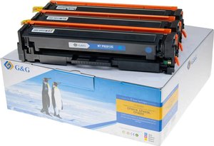 Toner G&G 3 szt. W opakowaniu cyjan, magenta, żółty zastępuje HP 201X CF253 G&G 14995 Kaseta tonera 1 zest.