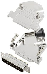 Zestaw listew męskich D-Sub TRU COMPONENTS TCD45NT25MDMPK 7709044, rzędy: 2, styki: 25, 45 °, 1 szt.