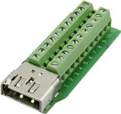 Gniazdo złącza HDMI do zabudowy w pionie, ilość biegunów: 22 1 szt.