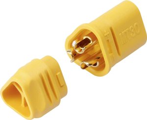 Wtyczka ze złotymi stykami MT30 2 mm Złącze męskie serwo Reely 1373208