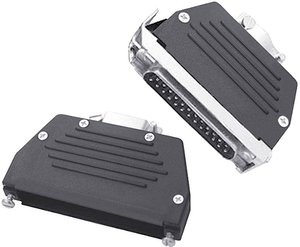 Obudowa złącza D-SUB encitech ED-DS37S-K 2801-0101-04, tworzywo sztuczne, 1 szt.