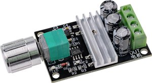 Moduł sterujący PWM do silników DV, od 6 do 28 V DC, 80 watów Joy-it DC-PWM-Ctrl Sterownik silnika DC-PWM-Ctrl