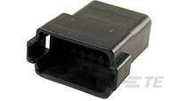Obudowa złącza pin męskiego na kabel TE Connectivity DT04-12PB-C015, wire-to-wire, piny: 12, 1 szt.