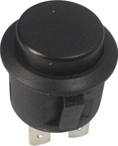 Przycisk TRU COMPONENTS TC-R13-527A-02BK 1587757, 20.2 mm, 250 V/AC, 6 A, 1 szt.