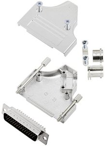 Zestaw listew męskich D-Sub TRU COMPONENTS TCMHDM3525HDP44K 7708756, rzędy: 3, styki: 44, 35 °, 1 szt.