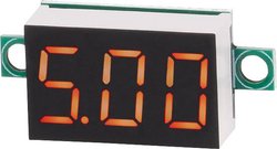 3-cyfrowy woltomierz z wyświetlaczem LED, od 3 do 30 V, 0,36 cala (0,914 cm) Urządzenie pomiarowe Joy-it