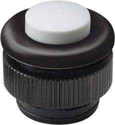 Przycisk do dzwonka Grothe 61031, 12 V/1,5 A, IP54, czarny, biały