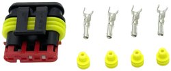Złącze SuperSeal 1,5mm - 4 piny - żeńskie MTA Automotive 3050130