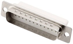 Listwa męska D-Sub encitech DBC25-SP-W 2108-0190-03, rzędy: 2, styki: 25, 180 °, 1 szt.