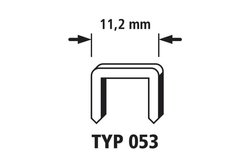 Zszywki o szerokim grzbiecie Wolfcraft 7032100, N/A, Wymiary (D x S) 8 mm x 11.2 mm, 5000 szt.