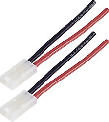 Kabel akumulatora Modelcraft PMI-C4039 [2x złącze męskie Tamiya - 2x z wolnym końcem]  1 par(a)