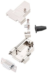 Zestaw listew żeńskich D-Sub encitech DTSL09-LJSRG-S-DMS-W-K 6355-8042-31, rzędy: 2, styki: 9, 45 °, 1 szt.