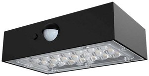 Solarna lampa ścienna V-TAC VT-403 3 W   czarny