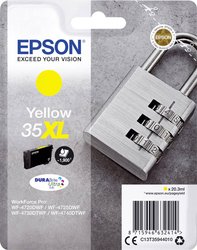 Epson atrament T3594, 35XL tusz oryginalny  Żółty C13T35944010