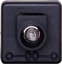 Lampa żarowa, do sterowania, przełączników uniwersalnych i krzyżowych oraz przycisków Lampa jarzeniowa Akcesoria Kopp 324300044, czarny