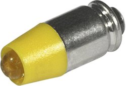 Lampka sygnalizacyjna LED CML 1512525UY3 1512525UY3, 280 mcd, 12 V/DC, 12 V/AC