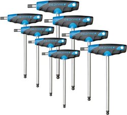 DT 2142-008 - GEDORE - Zestaw wkrętaków kątowych, 2-komponentowa rękojeść T, 8-częściowa Zestaw kluczy trzpieniowych Gedore DT 2142-008 3037371