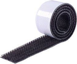 Taśma rzepowa do przyklejenia główka grzybkowa (D x S) 500 mm x 25 mm czarny Binder Band 75763-H1 1 szt.