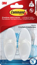 Hak samoprzylepny 3M  BATH18FGN 2 szt.