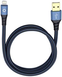 Kabel Apple iPad/iPhone/iPod Oehlbach USB Plus LI 9321 [1x złącze męskie USB-A 2.0 - 1x złącze męskie Lightning] 0.50 m