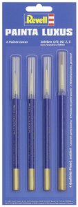 PAINTA LUXURY brush palette Pędzel z włosiem sobolowym Zestaw pędzli Revell 39629 4 szt.