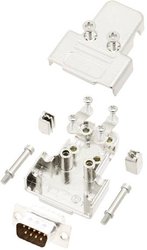 Zestaw listew męskich D-Sub TRU COMPONENTS TCTRIM09DMPK 7708676, rzędy: 2, styki: 9, 180 °, 1 szt.