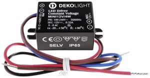 Deko Light MINI, CV, 12V/4W Sterownik LED   4 W 0 - 330 mA 12 V  1 szt.