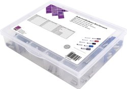 Zestaw końcówek rurkowych TRU COMPONENTS T1904C087, Izolowane częściowo, 4 mm² x 10 mm, 300 Teile