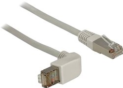 Kabel LAN Delock 83525, 1 szt., RJ45, CAT 6, S/FTP, 1.00 m, szary