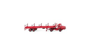 Model ciężarówki Wiking 055407 H0 Faun Naczepa słupowa Rosenkranz