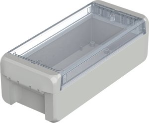 Obudowa zewnętrzna Bopla B 180806 PC-V0-G-7035 Bocube Gehäuse 96024125, (D x S x W) 191 x 80 x 60 mm, Poliwęglan V0, 1 szt.