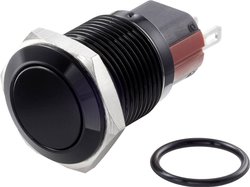 Przełącznik wciskany, wandaloodporny TRU COMPONENTS TC-GQ16-KF-11Z/J/A TC-7494724, 16 mm, 48 V/DC, 2 A, 1 szt.