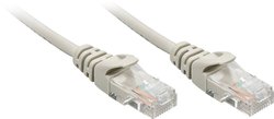 Kabel LAN LINDY 48370, 1 szt., RJ45, CAT 5e, U/UTP, 30.00 m, szary