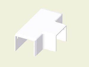 Element krzyżujący do LHD 30x25, biały Kanał kablowy KOPOS 8934 HB 1 szt.