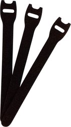 Opaska kablowa na rzepy do wiązania element z pętelkami i haczykami (D x S) 150 mm x 13 mm czarny FASTECH® E1-1-330-B100 1 szt.