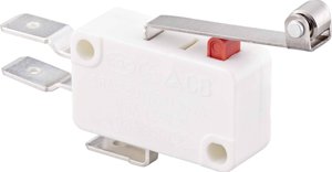 Mikroprzełącznik TRU COMPONENTS TC-9134624, 1 zestyk przełączny, 1 x wł/(wł), 250 V/AC, 16 A, 1 szt.