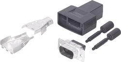 Listwa męska D-Sub TE Connectivity AMPLIMITE HD-22 1658680-1, rzędy: 3, styki: 44, 1 szt.