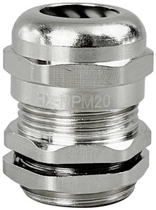 TRU COMPONENTS  Dławnica kablowa  M20  mosiądz (niklowany) Dławnica kablowa TRU COMPONENTS TC-10302832, 1 szt.