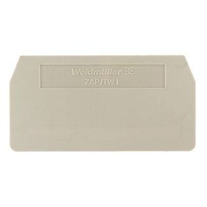 Seria Z, Płyta zamykająca, Przegroda ZAP/TW 1 Weidmüller 1608740000-50 Zawartość: 50 szt.