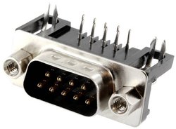 Listwa męska D-Sub Connfly DS1037-09MNAKT74-0CC, rzędy: 2, styki: 9, 1 szt.