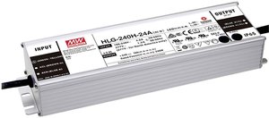 Mean Well HLG-240H-24AB Sterownik LED  Stałonapięciowy 240 W 5 - 10 A 22.4 - 25.6 V/DC Ściemniacz, Funkcja ściemniania 3 w 1, Regulowany, Układ PFC, Outdoor, Zabezpieczenie przed przeciążeniem, Zabezpieczenie przed przepięciem 1 szt.